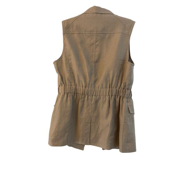 The Limited Linen Vest shell 100% linen lining: 100% cotton sz - Picture 5 of 8